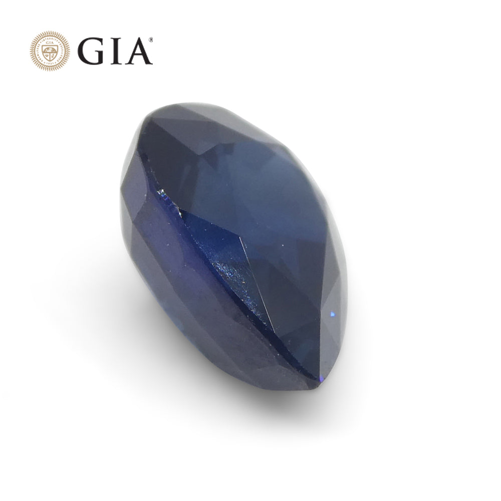 2.42ct Natural Blue Pear Sapphire from Thailand, GIA Certified, Premium Gemstone by SkyJems