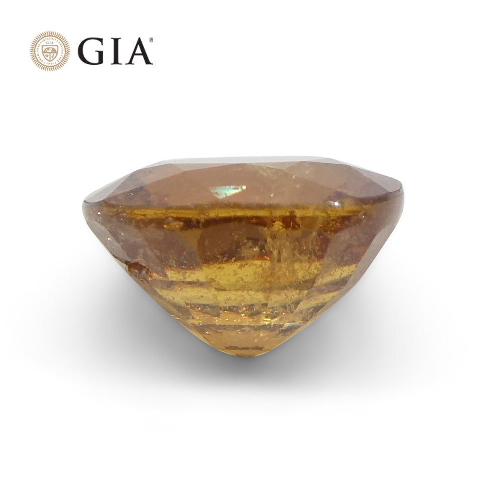 1.96ct Oval Brownish Pinkish Orange Sapphire GIA Certified Madagascar - Skyjems Wholesale Gemstones