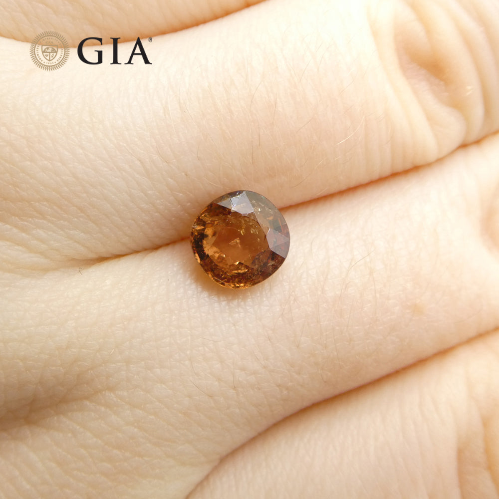 2.17ct Cushion Brownish Pinkish Orange Sapphire GIA Certified Madagascar Unheated - Skyjems Wholesale Gemstones