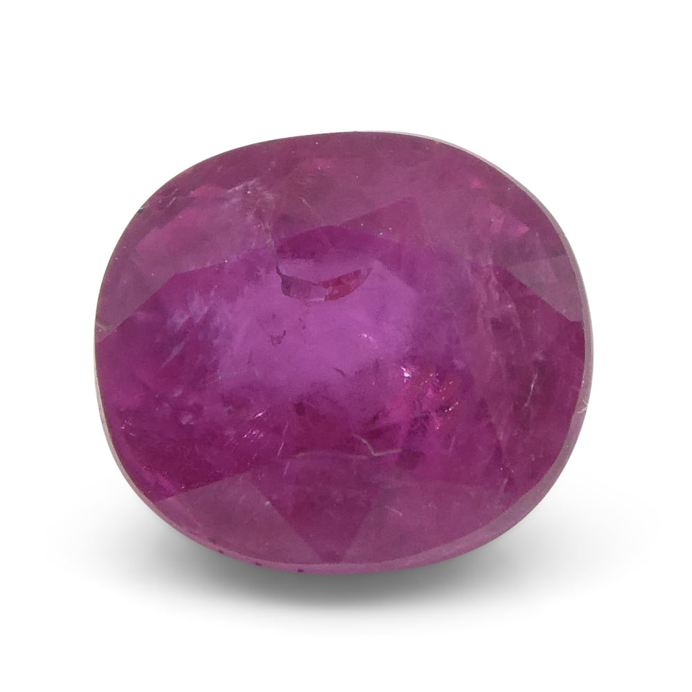 1.28 ct Cushion Purplish Pink Sapphire GIA Certified Madagascar - Skyjems Wholesale Gemstones