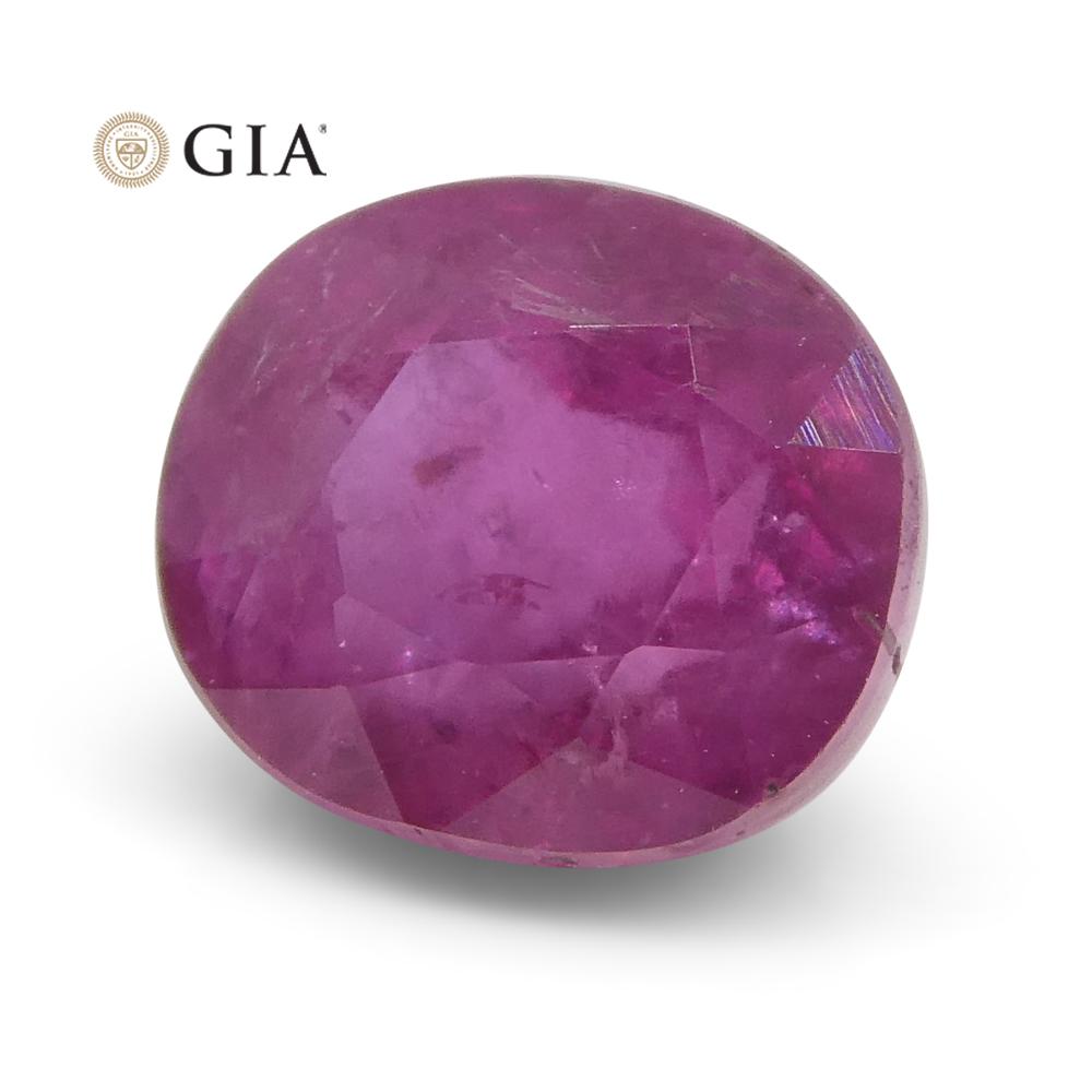 1.28 ct Cushion Purplish Pink Sapphire GIA Certified Madagascar - Skyjems Wholesale Gemstones