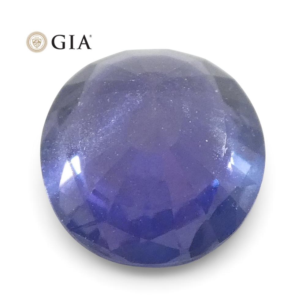 1.31ct Oval Color Change Sapphire GIA Certified Burma (Myanmar) Unheated, Violet to Purple - Skyjems Wholesale Gemstones