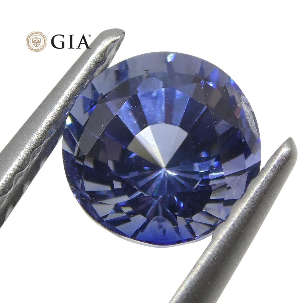 1.16 ct Round Sapphire GIA Certified Sri Lankan - Skyjems Wholesale Gemstones