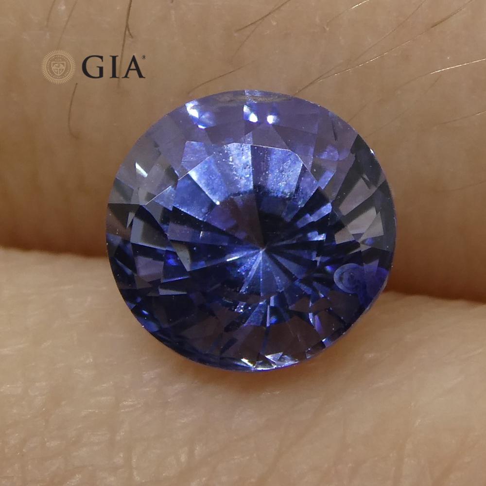 1.16 ct Round Sapphire GIA Certified Sri Lankan - Skyjems Wholesale Gemstones