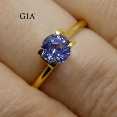 0.99 ct Round Sapphire GIA Certified Madagascar - Skyjems Wholesale Gemstones