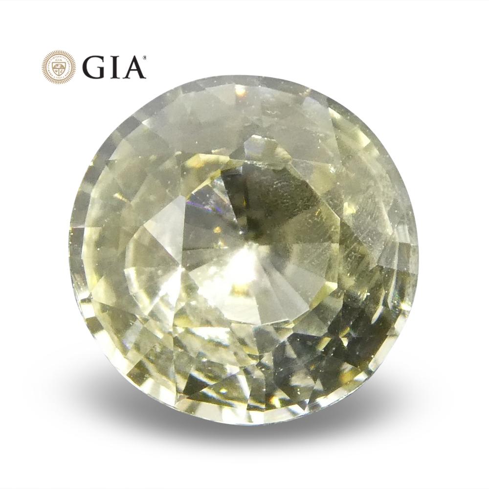 0.92 ct Round Sapphire GIA Certified Sri Lankan Unheated - Skyjems Wholesale Gemstones