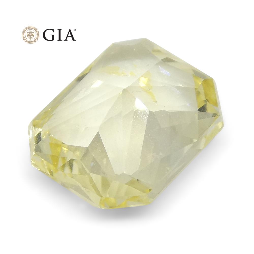 1.25 ct Octagonal Sapphire GIA Certified Sri Lankan Unheated - Skyjems Wholesale Gemstones