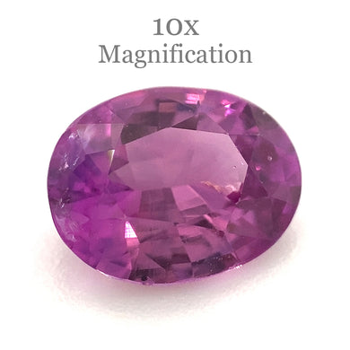 1.51ct Oval Vivid Pink-Purple Sapphire GIA Certified Vietnam - Skyjems Wholesale Gemstones