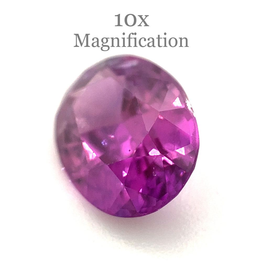 1.51ct Oval Vivid Pink-Purple Sapphire GIA Certified Vietnam - Skyjems Wholesale Gemstones