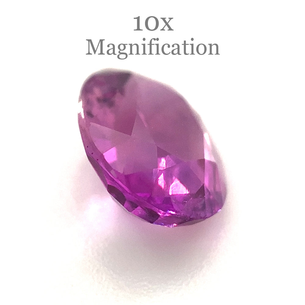 1.51ct Oval Vivid Pink-Purple Sapphire GIA Certified Vietnam - Skyjems Wholesale Gemstones