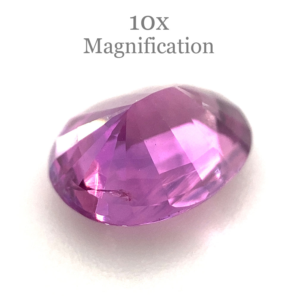 1.51ct Oval Vivid Pink-Purple Sapphire GIA Certified Vietnam - Skyjems Wholesale Gemstones