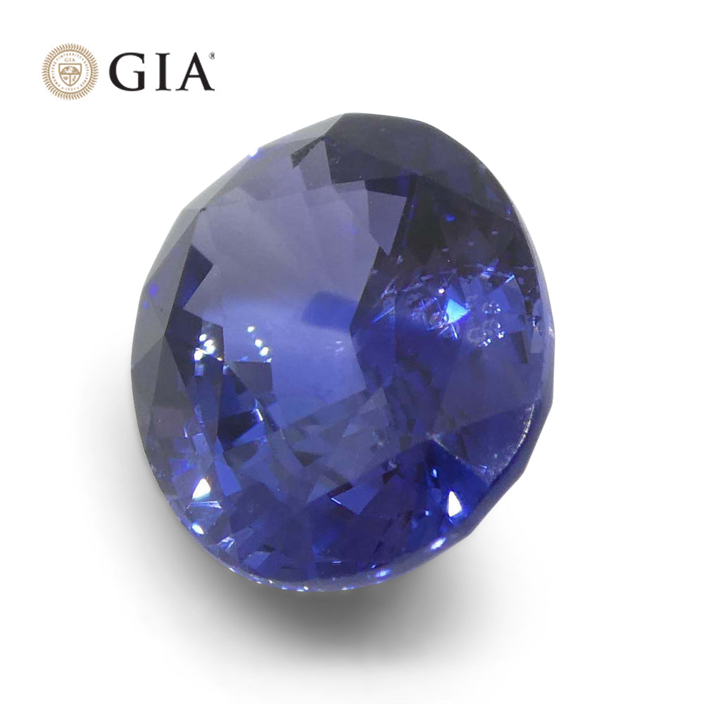 2.45ct Oval Blue Sapphire GIA Certified Sri Lanka - Skyjems Wholesale Gemstones