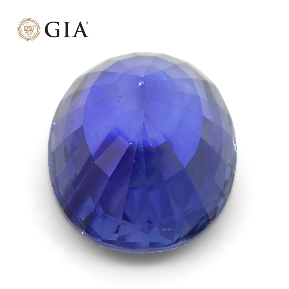 2.45ct Oval Blue Sapphire GIA Certified Sri Lanka - Skyjems Wholesale Gemstones