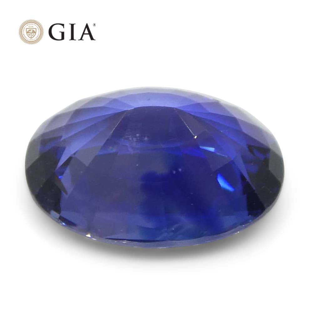 2.45ct Oval Blue Sapphire GIA Certified Sri Lanka - Skyjems Wholesale Gemstones