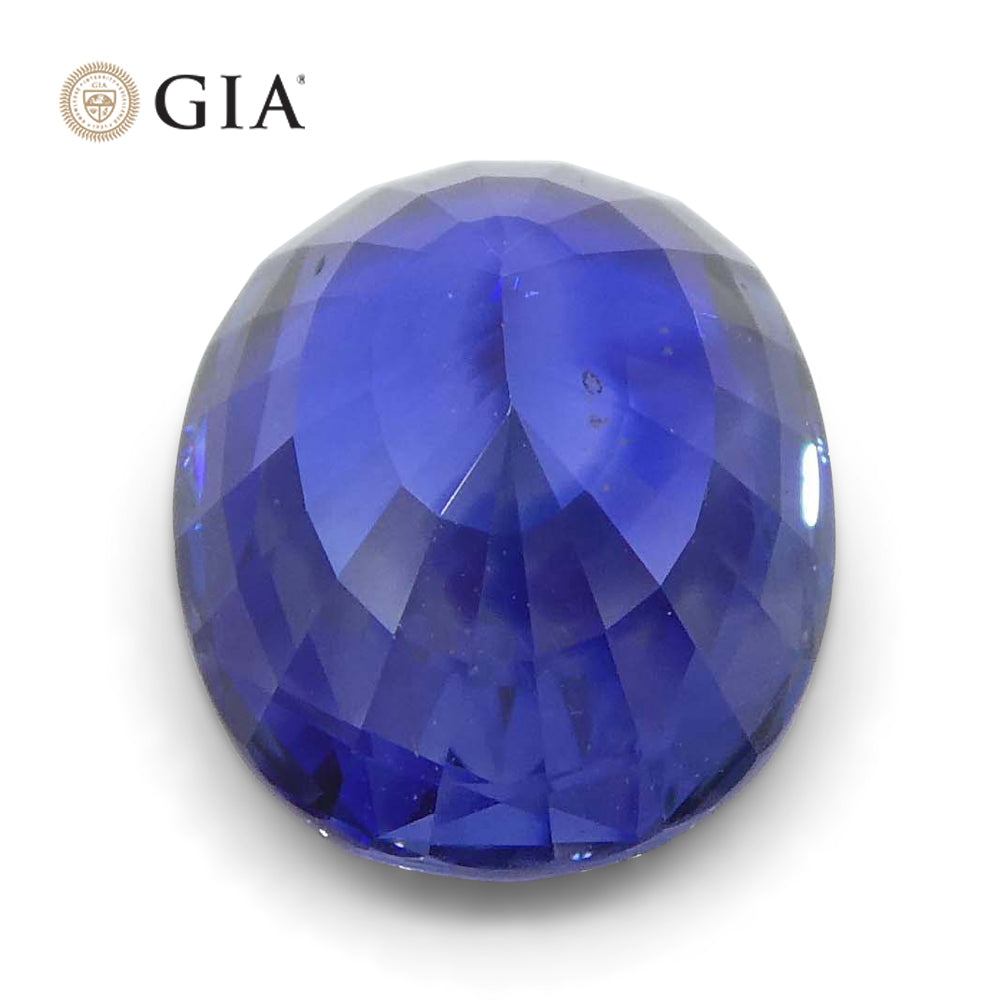 2.45ct Oval Blue Sapphire GIA Certified Sri Lanka - Skyjems Wholesale Gemstones