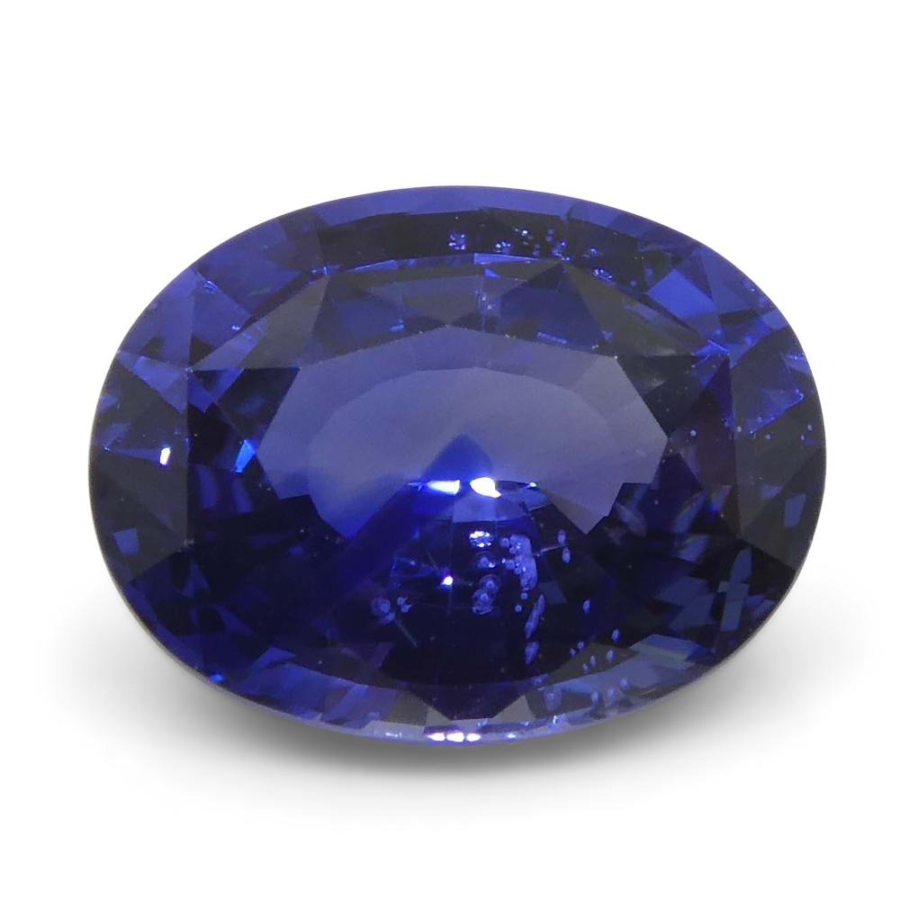 2.45ct Oval Blue Sapphire GIA Certified Sri Lanka - Skyjems Wholesale Gemstones