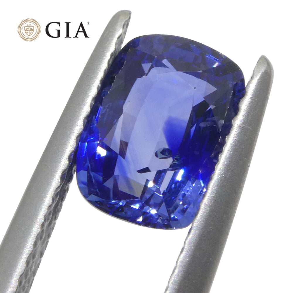 2.38ct Cushion Blue Sapphire GIA Certified Madagascar - Skyjems Wholesale Gemstones