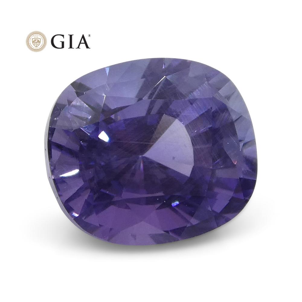 1.56ct Oval Color Change Sapphire GIA Certified Sri Lanka Unheated - Skyjems Wholesale Gemstones