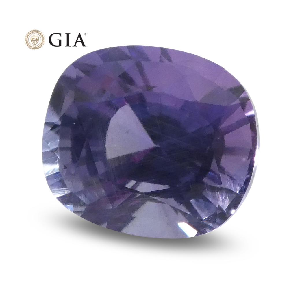 1.56ct Oval Color Change Sapphire GIA Certified Sri Lanka Unheated - Skyjems Wholesale Gemstones