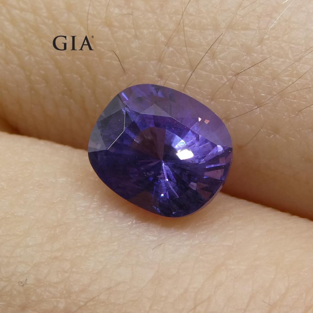 1.56ct Oval Color Change Sapphire GIA Certified Sri Lanka Unheated - Skyjems Wholesale Gemstones