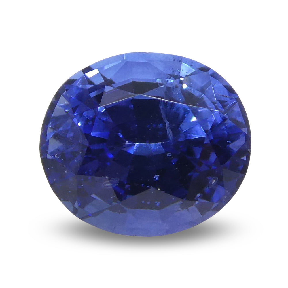 Vivid Blue Sapphire  1.15ct Oval GIA Certified Sri Lanka - Skyjems Wholesale Gemstones