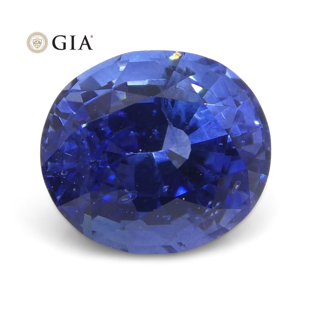 Vivid Blue Sapphire  1.15ct Oval GIA Certified Sri Lanka - Skyjems Wholesale Gemstones