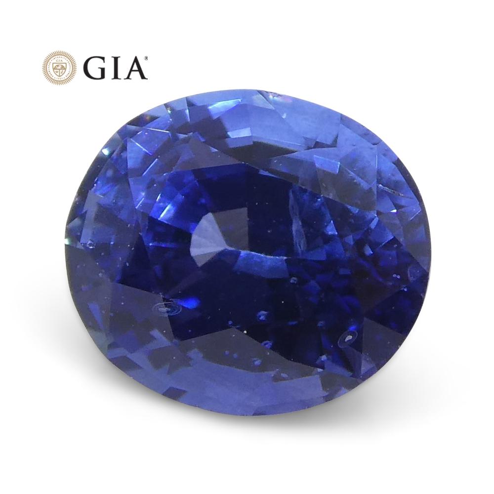 Vivid Blue Sapphire  1.15ct Oval GIA Certified Sri Lanka - Skyjems Wholesale Gemstones