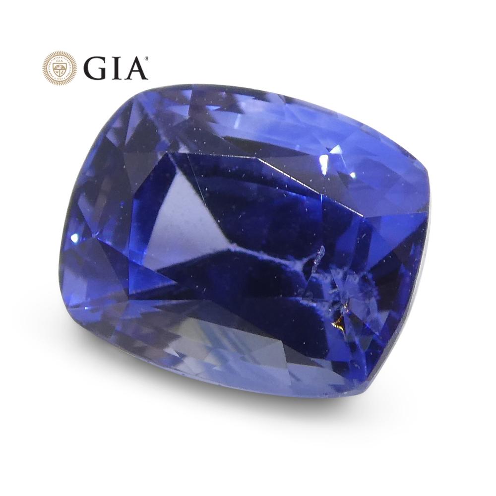 1.46ct Cushion Blue Sapphire GIA Certified Sri Lanka - Skyjems Wholesale Gemstones