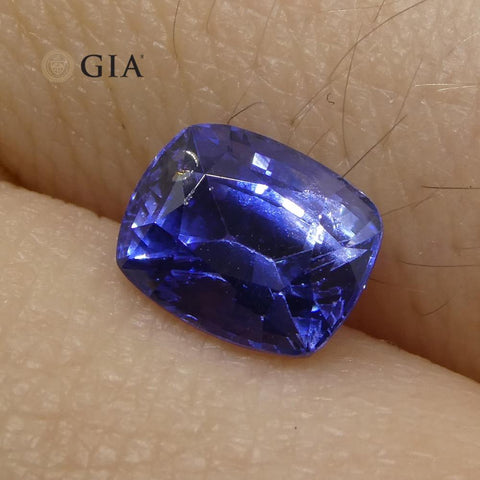 1.46ct Cushion Blue Sapphire GIA Certified Sri Lanka