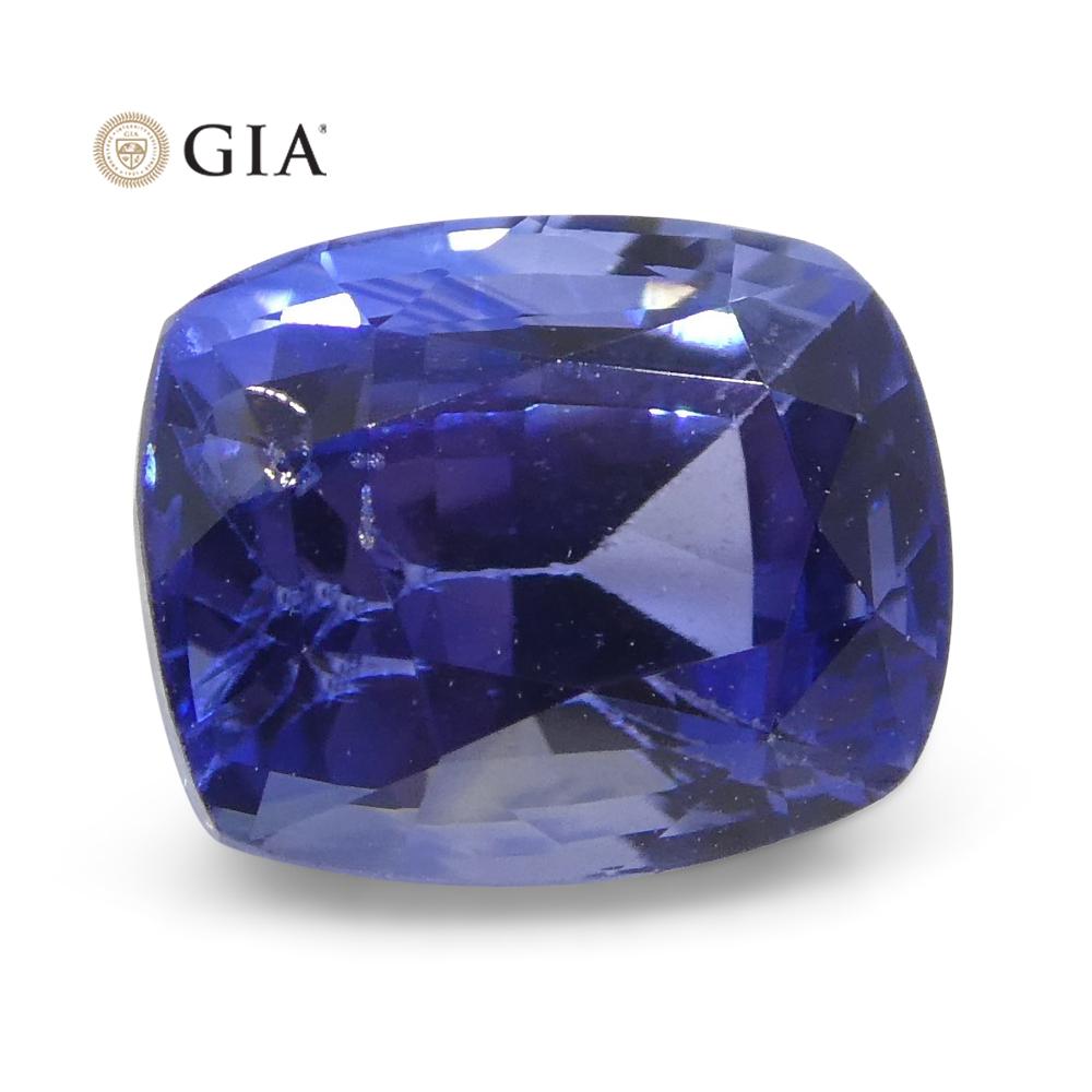 1.46ct Cushion Blue Sapphire GIA Certified Sri Lanka - Skyjems Wholesale Gemstones