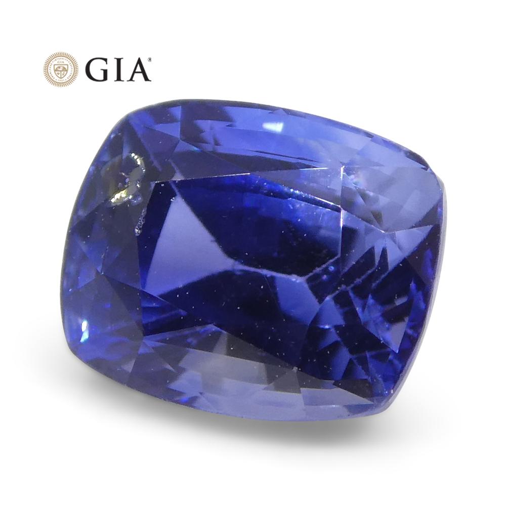 1.46ct Cushion Blue Sapphire GIA Certified Sri Lanka - Skyjems Wholesale Gemstones