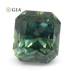 Vivid Teal Greenish-Blue Sapphire 2.82ct GIA Certified Unheated Montana - Skyjems Wholesale Gemstones