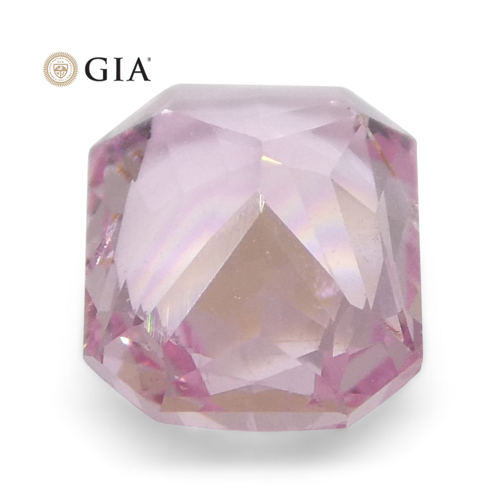 1.16ct Octagonal/Emerald Cut Pastel Pink Sapphire GIA Certified Madagascar Unheated - Skyjems Wholesale Gemstones