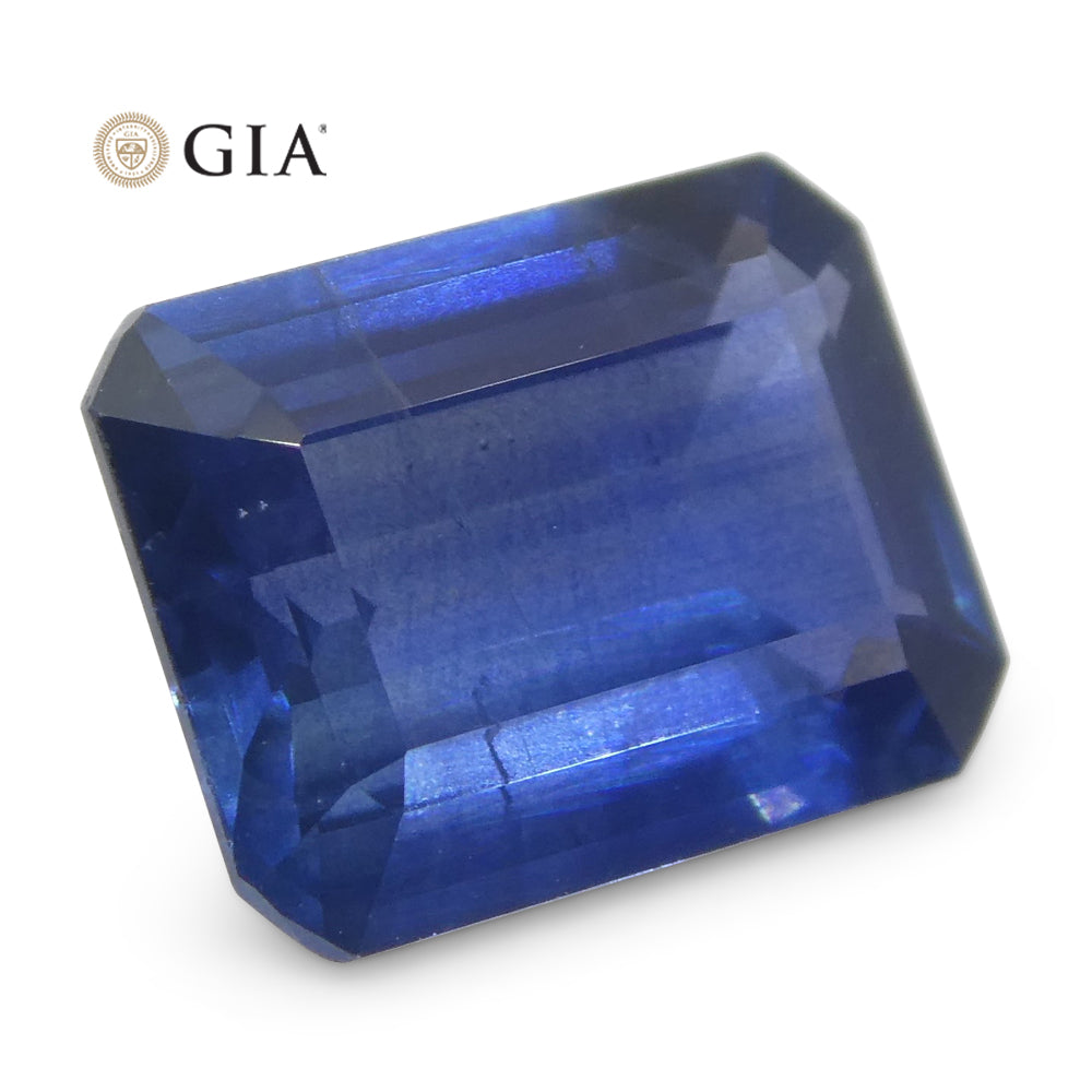 1.64ct Octagonal/Emerald Cut Blue Sapphire GIA Certified Thailand - Skyjems Wholesale Gemstones