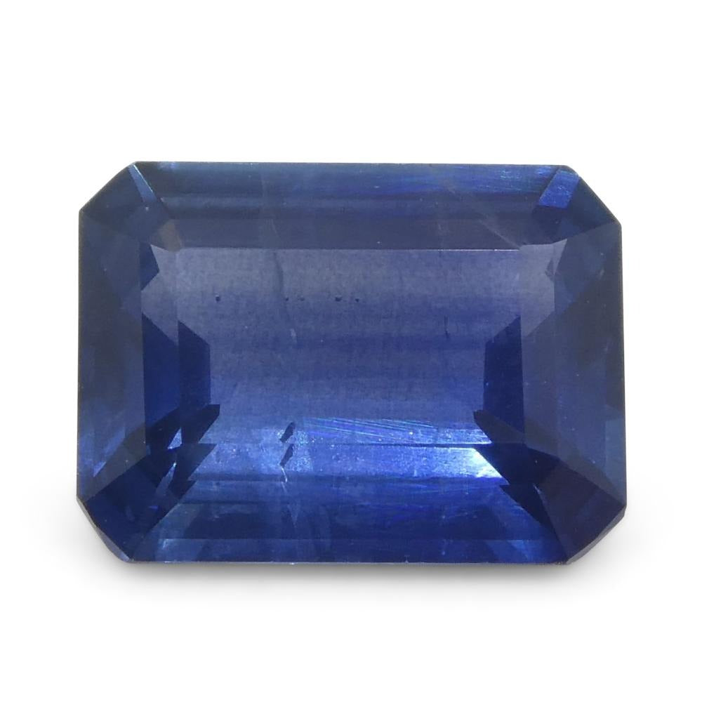 1.64ct Octagonal/Emerald Cut Blue Sapphire GIA Certified Thailand - Skyjems Wholesale Gemstones