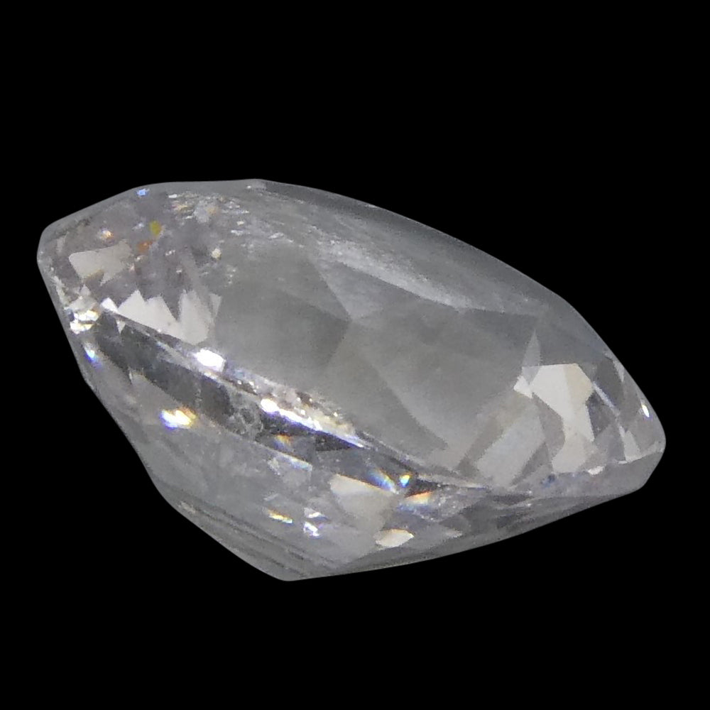 2.18ct Cushion White Sapphire GIA Certified Sri Lanka - Skyjems Wholesale Gemstones