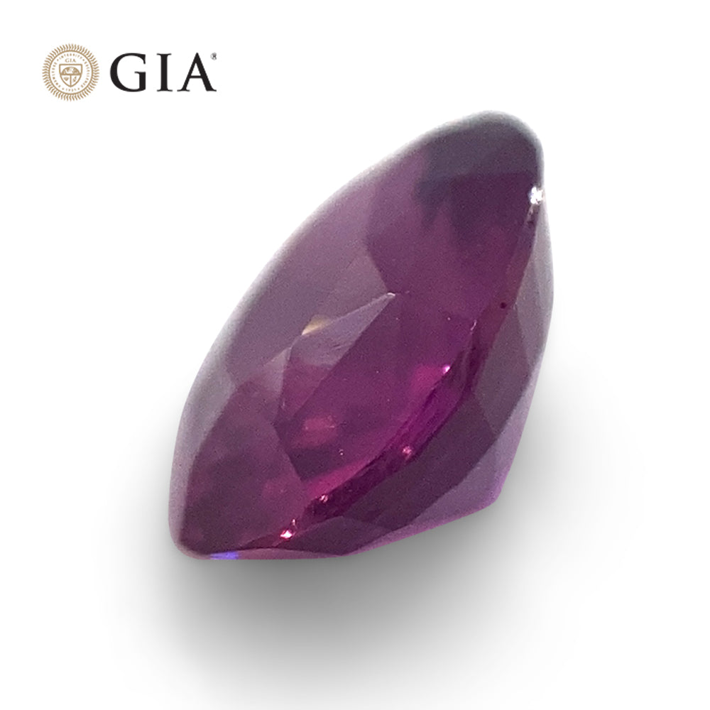 1.06ct Oval Vivid Pink-Purple Sapphire GIA Certified Sri Lanka - Skyjems Wholesale Gemstones