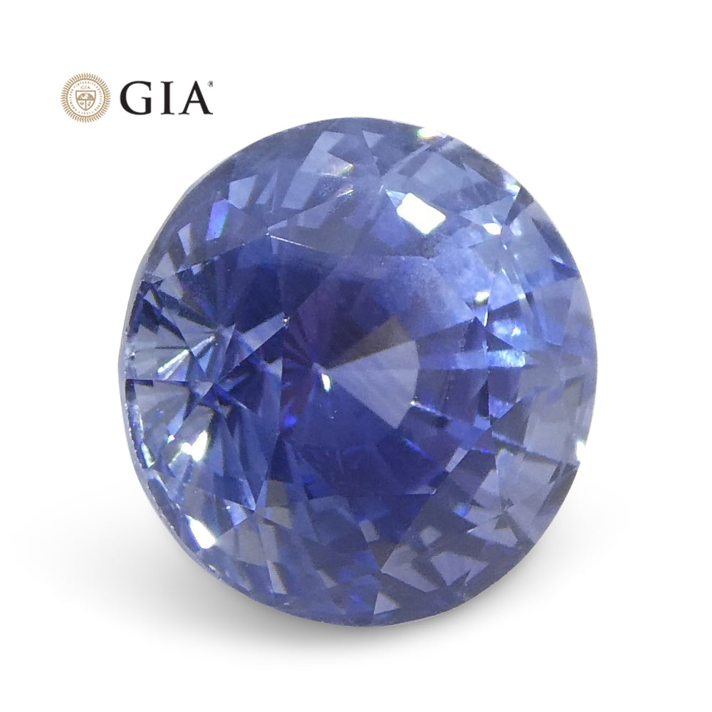 2.21ct Round Blue Sapphire GIA Certified Sri Lanka - Skyjems Wholesale Gemstones