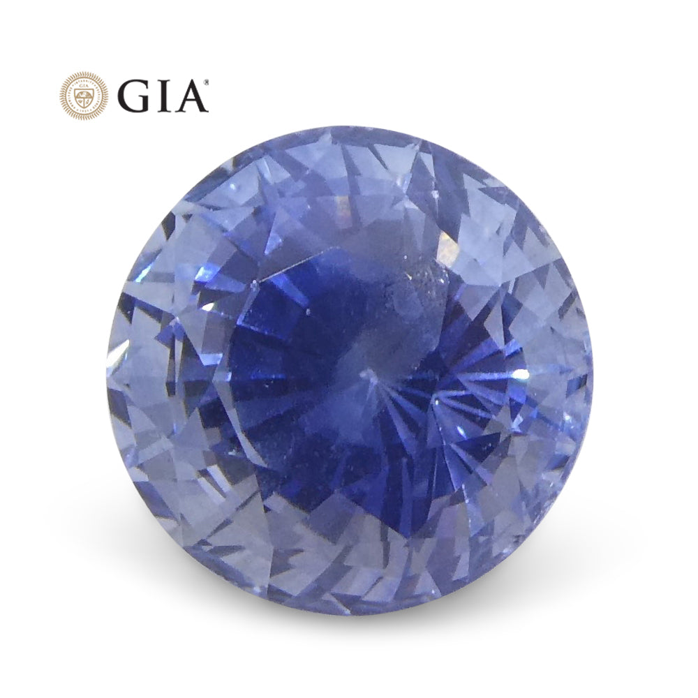 2.21ct Round Blue Sapphire GIA Certified Sri Lanka - Skyjems Wholesale Gemstones