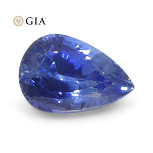 1.89ct Pear Blue Sapphire GIA Certified Sri Lanka - Skyjems Wholesale Gemstones