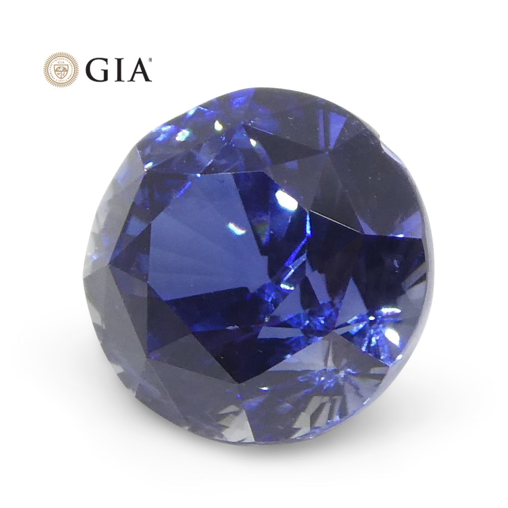 1.78ct Round Blue Sapphire GIA Certified Sri Lanka - Skyjems Wholesale Gemstones