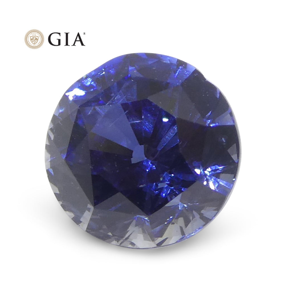 1.78ct Round Blue Sapphire GIA Certified Sri Lanka - Skyjems Wholesale Gemstones