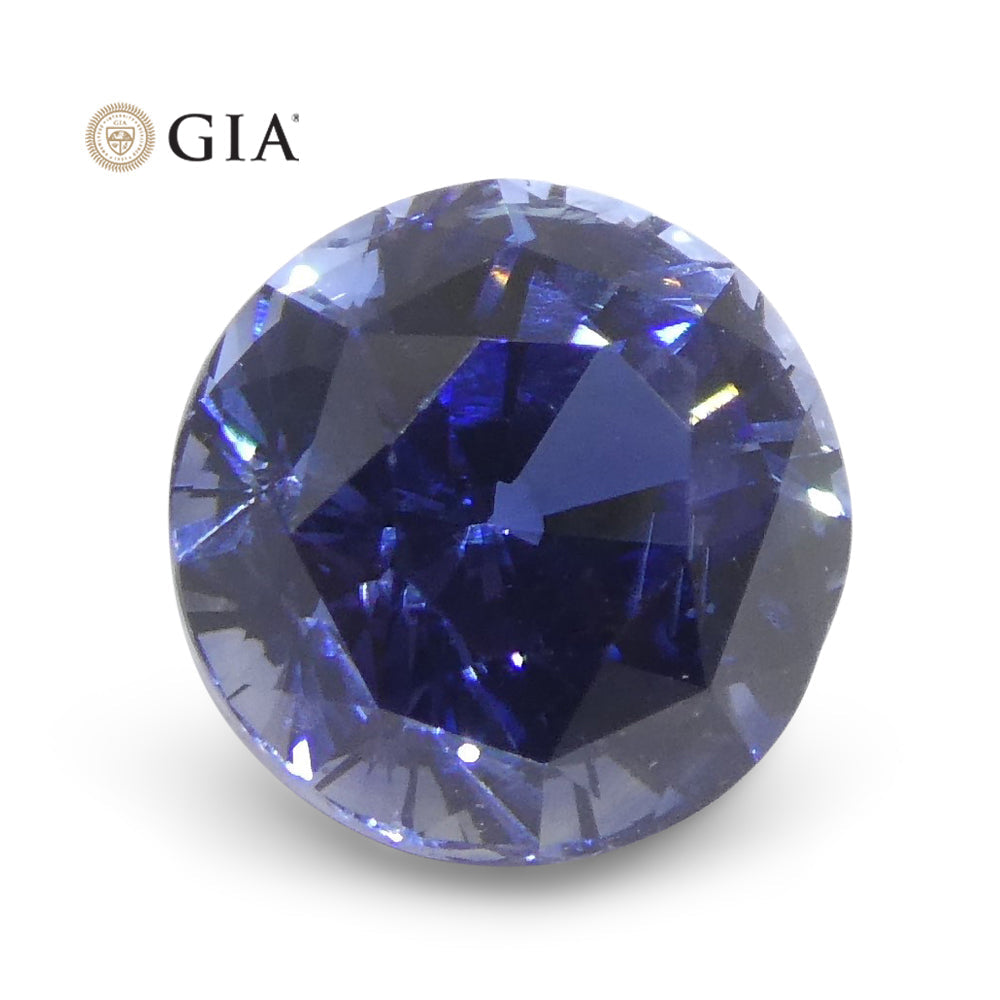 1.78ct Round Blue Sapphire GIA Certified Sri Lanka - Skyjems Wholesale Gemstones