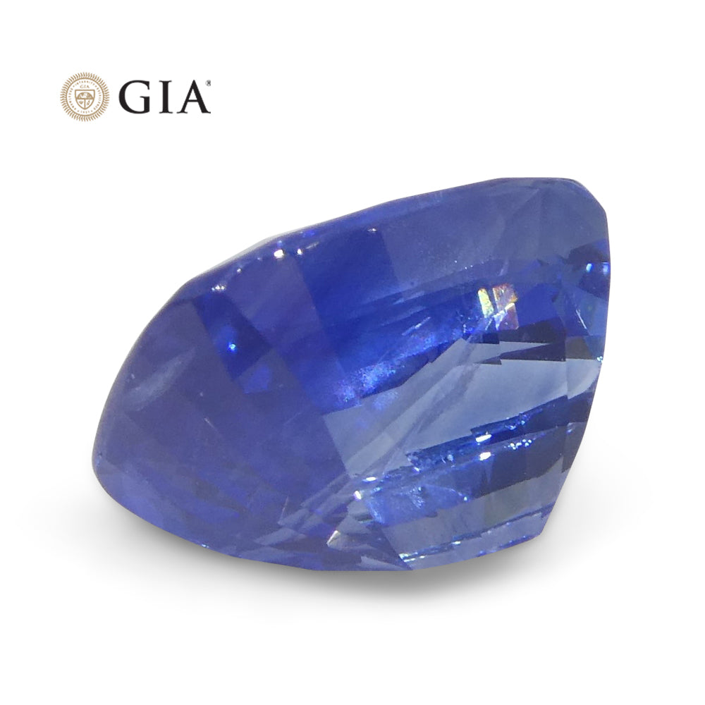 3.36ct Cushion Blue Sapphire GIA Certified Sri Lanka - Skyjems Wholesale Gemstones