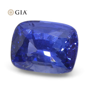 3.36ct Cushion Blue Sapphire GIA Certified Sri Lanka - Skyjems Wholesale Gemstones