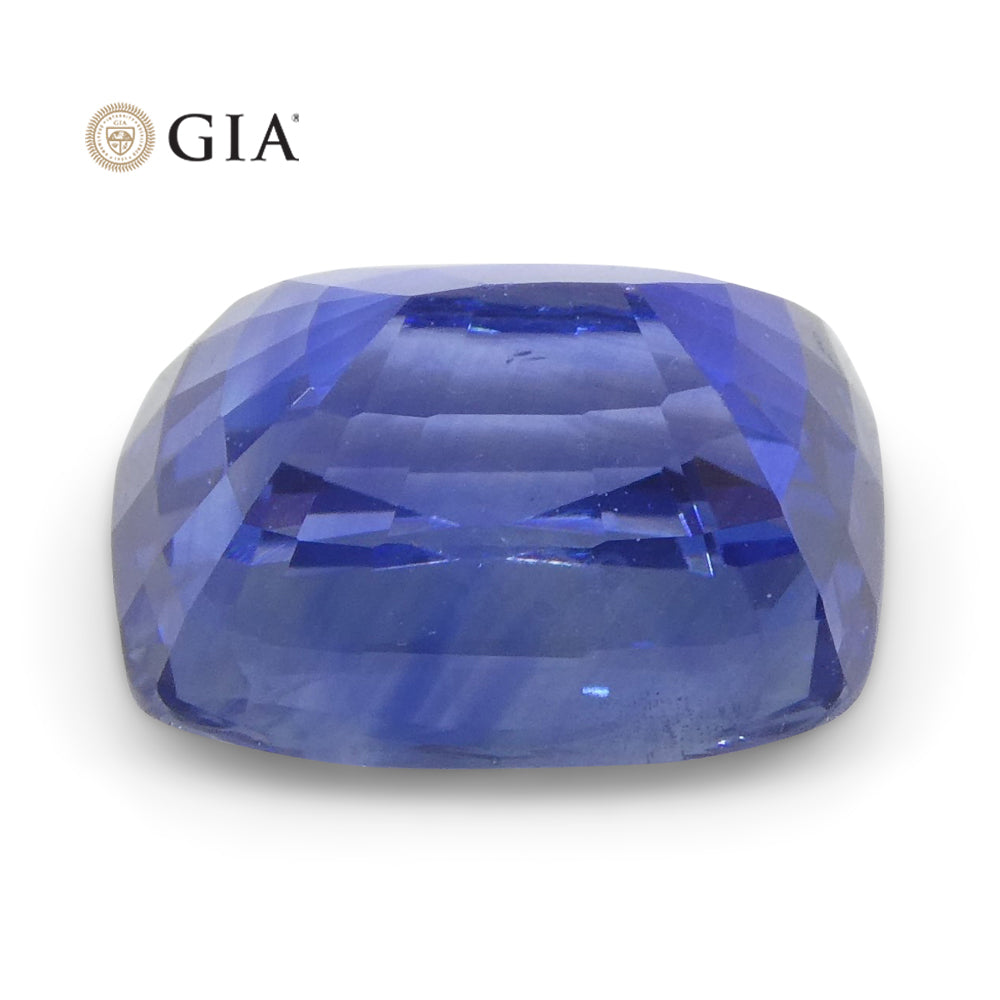 3.36ct Cushion Blue Sapphire GIA Certified Sri Lanka - Skyjems Wholesale Gemstones