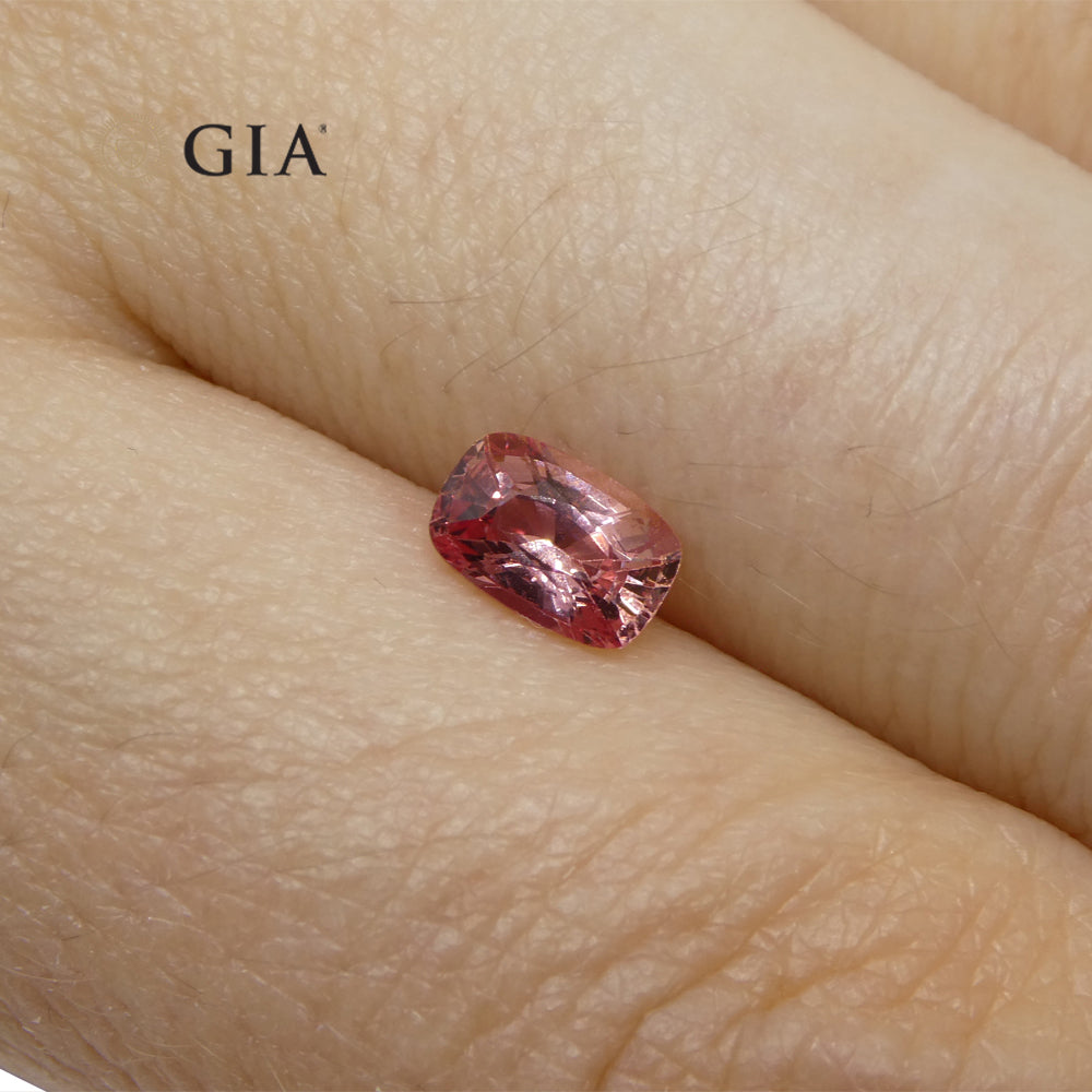 0.79ct Cushion Pink Sapphire GIA Certified Madagascar - Skyjems Wholesale Gemstones