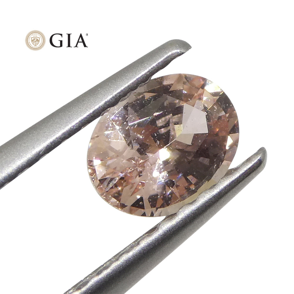 0.59ct Oval Pink Sapphire from Madagascar, GIA certified natural gemstone by SkyJems, premium pink corundum for fine jewelry