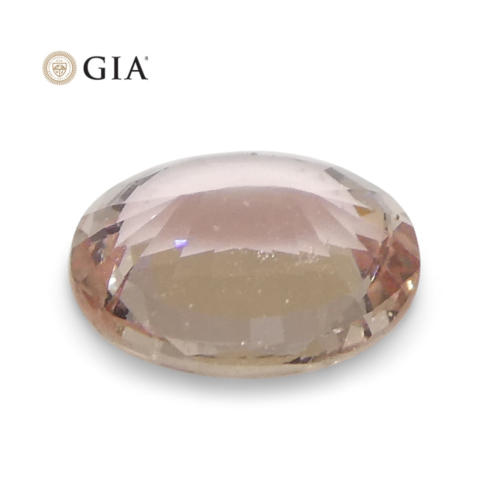 0.59ct Oval Pink Sapphire GIA Certified Madagascar - Skyjems Wholesale Gemstones