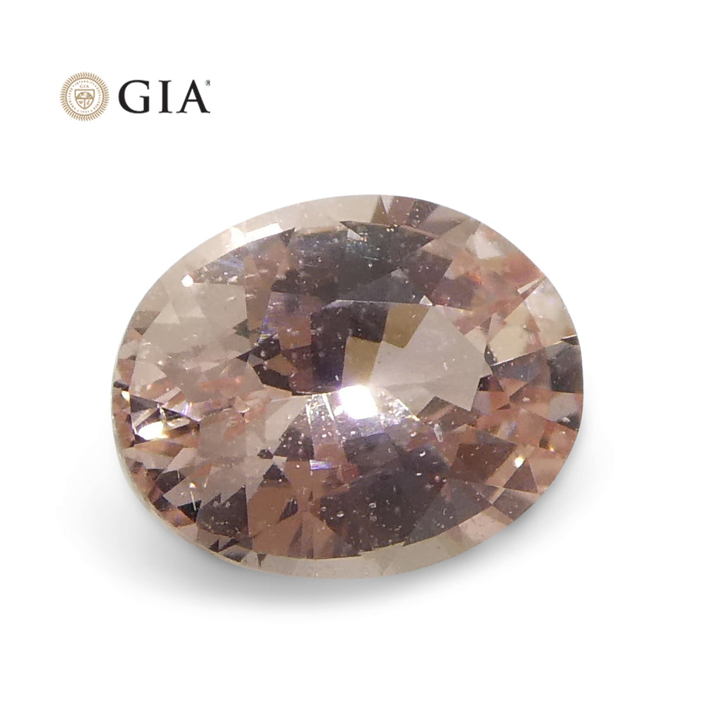 0.59ct Oval Pink Sapphire GIA Certified Madagascar - Skyjems Wholesale Gemstones